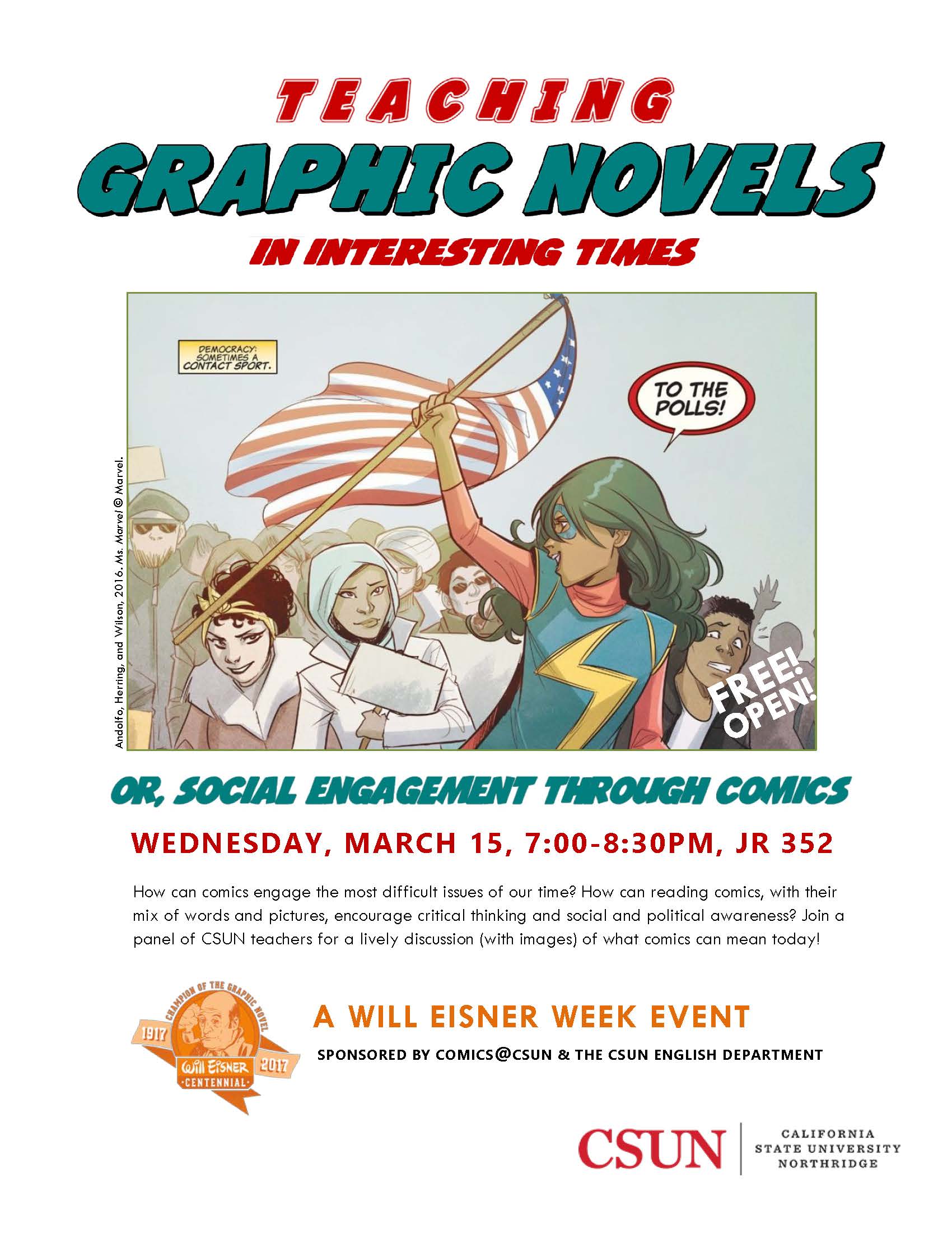 Teaching Graphic Novels in Interesting Times or Social Engagement